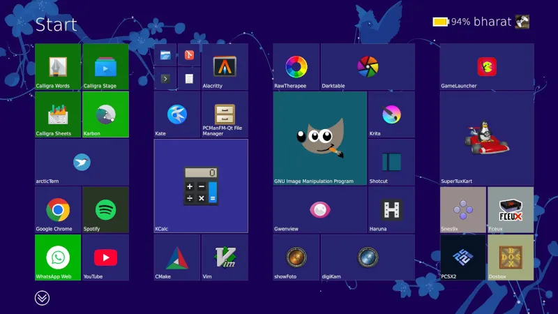 Windows 8 Metro Interface Revived on Linux