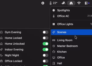 Itsyhome: Control HomeKit Devices from Your Mac Menu Bar