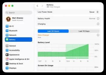 macOS Charging Features Improve Battery Care